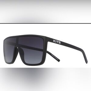 KITS Unisex Black Sunglasses